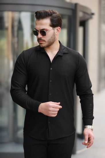 Erkek Fitilli Uzun Kollu Gömlek resmi